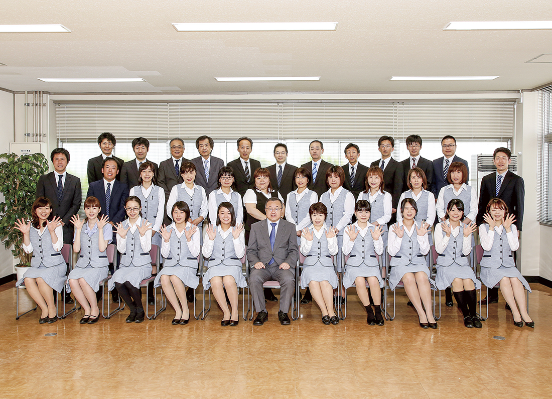 集合写真　事務員 